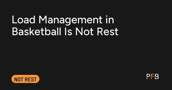 Load Management in Basketball Is Not Rest: article cover