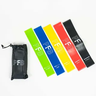 PFB MiniBands Lite — Set of 5 Rubber Resistance Mini-Bands
